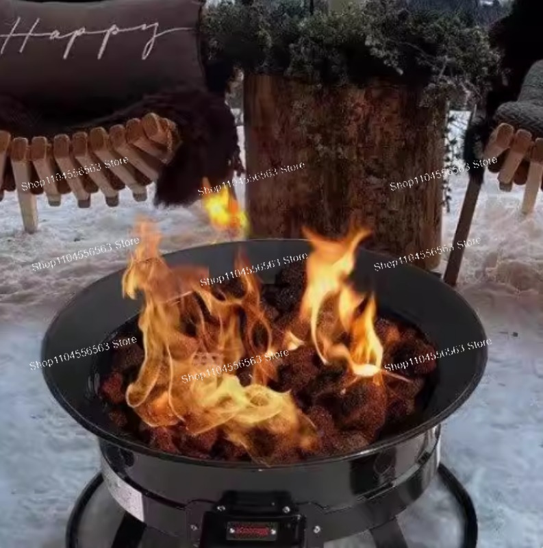 موقد غاز محمول يعمل بالبروبان  - مراجعة Outdoor Furniture With Fire Pit وسعره