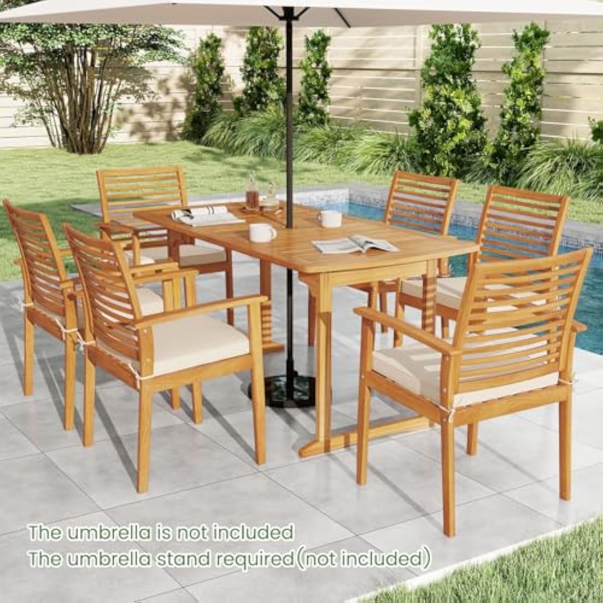 مجموعة طعام خارجية مكونة من سب - مراجعة Outdoor Furniture One Piece وسعره