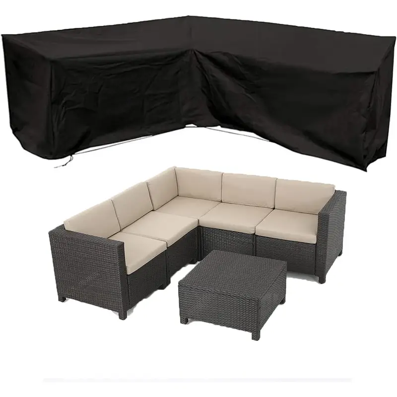غطاء أريكة خارجي على شكل حرف L - مراجعة Outdoor Furniture Manufacturer وسعره
