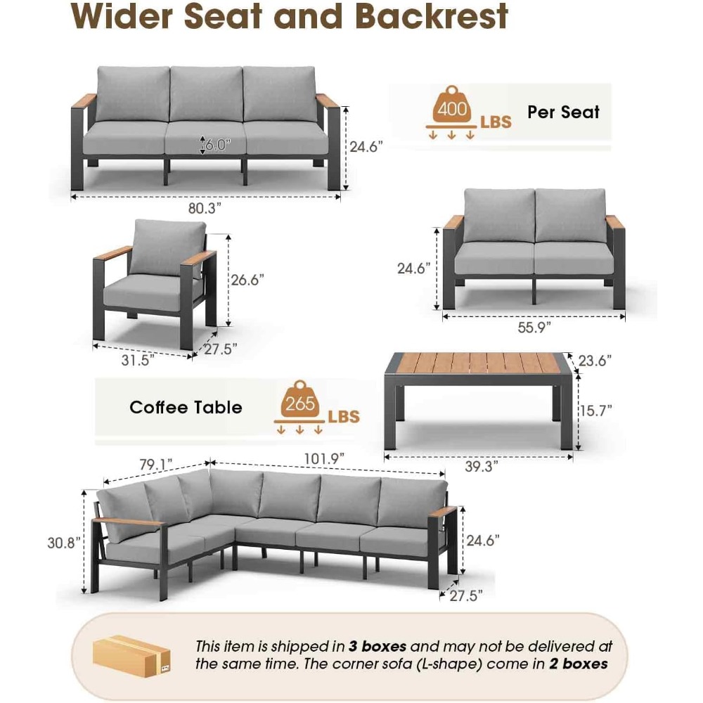مجموعة أثاث خارجي من الألومنيو - مراجعة Outdoor Furniture For Sale وسعره