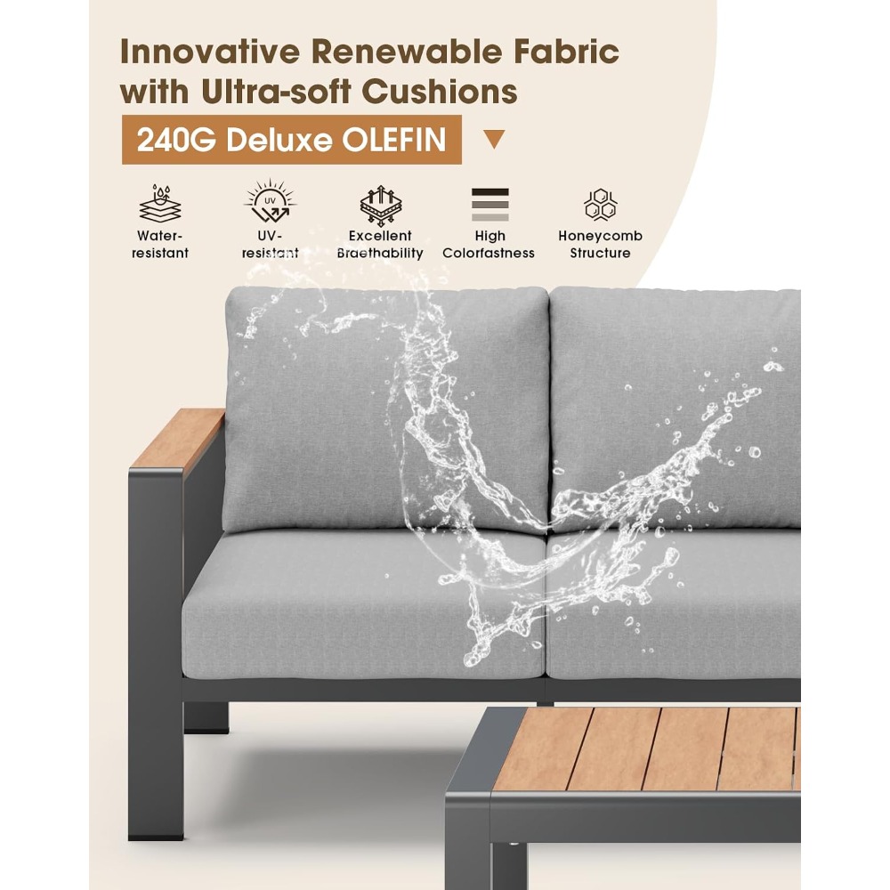 مجموعة أثاث خارجي من الألومنيو - مراجعة Outdoor Furniture For Sale وسعره